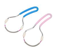 KIMISS 2pcs Spring Facial Retainage pour les Femmes - Épilateur de Filetage Portable pour la Lèvre Supérieure, le Menton, les Joues - Outil d'épilation Facile