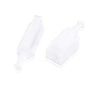 KIMISS 2Pcs Supports de montage de phare de voiture, Support de montage de réglage de phare de phare blanc Angel Eye pour E39 5 Series