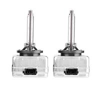 KIMISS 2Pcs Xenon Ampoules - D1S 6000K 35W Universal Car Xenon Lamp Phare Replacement Bulbs (Aluminium)