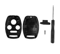 KIMISS 3 + 1 coque de clé pour voiture, coque de clé à distance ABS non coupée convient pour Accord 2003 2004 2005 2006 2007 2008