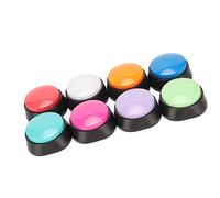 KIMISS 30 Secondes d'enregistrement Vocal Butt Training pour Chiens, Buzzer de Communication pour Animaux de Compagnie, Entraînement Interactif Toy Pets & Kids, 8 Pack en Différentes Couleurs