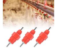 KIMISS 30pcs Valve de Buveurs de Poulet Automatiques - Voleur Waterer avec Mamelon en Acier Inoxydable pour Poules, Canards et Autres Volailles - Installation Facile et Solution d'alimentation