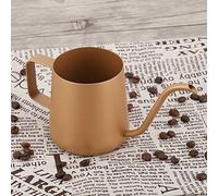 KIMISS 350 Ml de café à Col Enrégien en Acier Inoxydable, élégant Verse sur le thé et Cafetière avec Poignée Ergonomique et Bec de Précision - Disponible en Noir, or Rose, Orage à café (café or)