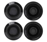 KIMISS 4 Pièces Ensemble de Coussinets de Pied de Piano Ronds en ABS Accessoires de Tasses à Roulettes pour Piano Droit - évite les Rayures au Sol et Stabilise la Position du