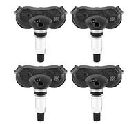 KIMISS 4pcs ABS voiture TPMS Capteur de pression des pneus de surveillance de pression des pneus pour IX35 52933-2S410 (negro + silver)
