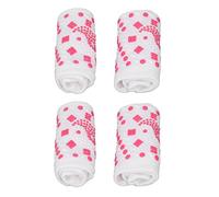 KIMISS 4pcs Chaussettes en Coton Chauffant Auto-chauffant avec Conception de Tourmaline - Chaussettes Chauffées Chaudes à Bout de Souffle pour Activités de Plein Air Hivernales (WHITE)