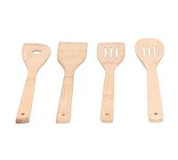 KIMISS 4pcs Kitchen Ustensile Set - Cooking Cuillère, Spatule Carrée, Spatule à Fente Circulaire pour la Cuisine Polyvalente
