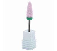KIMISS 5 Types de Forets à Ongles en Forme de Cylindre en Céramique pour Outils de Polissage, de Manucure et de Pédicure-essentiels pour le Nail Art et les Soins (23ST)