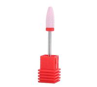 KIMISS 5 Types de Forets à Ongles en Forme de Cylindre en Céramique pour Outils de Polissage, de Manucure et de Pédicure-essentiels pour le Nail Art et les Soins (21ST)