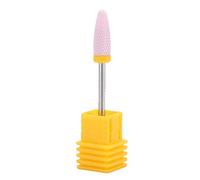 KIMISS 5 Types de Forets à Ongles en Forme de Cylindre en Céramique pour Outils de Polissage, de Manucure et de Pédicure-essentiels pour le Nail Art et les Soins (20ST)