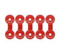 KIMISS 50pcs Clips de Tissu de Nuance Ronds Round Résistant Plastique Sun Sun Net Clamp/Holder pour Netting Bird Netting Gardening Shade Tott - et Facile à Utiliser (Rouge)