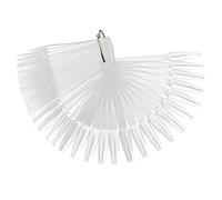 KIMISS 50pcs Conseils d'art d'ongle Bâtons Cartes 'affichage de Couleur de Pratique de Salon-idéal pour la Sélection et la Conception de Couleur de Vernis à Ongles (Transparent)