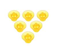 KIMISS 50pcs Reine des Gobelets pour les Cellules pour l'apiculture - équipement de Gardien d'abeille Essentiel pour élever des Reines (YELLOW)
