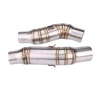 KIMISS 51mm Moto Glissement Sur Échappement Lien Moyen Connecteur D'adaptateur De Tuyau