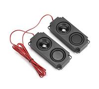 KIMISS 5W 8Ohm Haut-Parleur DIY 5W 8Ohm Noir Abs 8Ω 5W Basse Lourde Portable pour Cavité Audio 40Mm Double Haut-Parleur Magnétique pour Moniteur TV