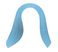 KIMISS 600 Stripes DIY Paper Quilling M Width Pure Color Craft Paper - Créez un Beau Art Origami et Améliore la motricité Fine (poudre bleue)