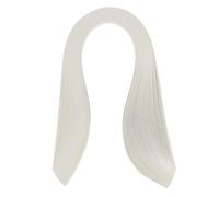 KIMISS 600 Stripes DIY Paper Quilling M Width Pure Color Craft Paper - Créez un Beau Art Origami et Améliore la motricité Fine (WHITE)