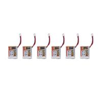 KIMISS 6PCS 600mAH 1S 30C Li PO PACLE Pack 3,7 V avec XH2.54 Bouge Blanche pour Les Voitures RC - Batterie à Charge Rapide Li Poly RC