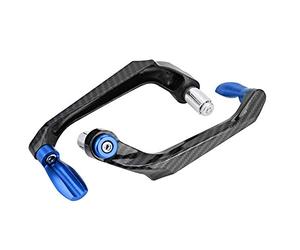 KIMISS 7/8in 22mm Embrayage de Frein de Guidon Levier D'embrayage de Frein en Aluminium CNC Protecteur de Guidon Universel pour motos,scooters,voitures électriques, vélos de montagne(Bleu)