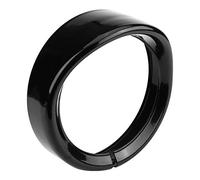 KIMISS 7 pouces Anneau de Garniture de Support de Phare de Moto,Bague de Montage de phare Noir pour FLD Trike Road King