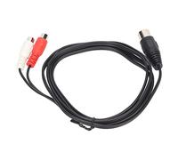 KIMISS 8 Broches DIN à 2 Adaptateur Cable Instrument Sound Instrument - 8 Broches Mâles à 2 Câbles Féminins 4,9 Pieds - électronique/Télévision et Vidéo/Accessoires/Câbles / (1,5 m / 4,9 pieds)