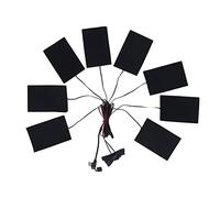 KIMISS 8 Po à 1 Coussinets de Chauffage électriques à Propulsion USB - Feuille de Chauffage en Fibre de Carbone étanche avec un Contrôle de Température de 3 Engrenages pour les Gilets, les, les