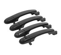 KIMISS 826511F010 Poignées de Porte Extérieures, Poignée de Porte Extérieure avec Capuchon Poignée de Porte Extérieure en ABS Noir 826611F010 Remplacement pour Sportage 2005-2010