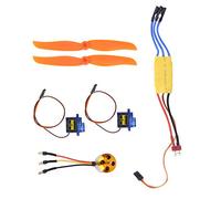 KIMISS A2212 2200KV Brushless, ESC SG90 9G Micro Servo 6035 Moteur et Servos Moteur 30A Kit d'avion RC Hélice pour Avion RC (2200KV)