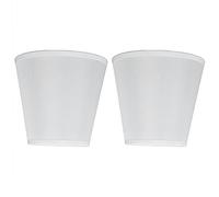 KIMISS Abat-jour en Tissu à Clipser de Style Européen, 2 Pièces, pour Ampoules à Vis E14, Idéal pour les Lustres, les Appliques Murales, les Lampes de Table et Plus Encore (PT06)