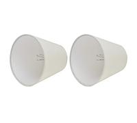 KIMISS Abat-jour en Tissu à Clipser de Style Européen, 2 Pièces, pour Ampoules à Vis E14, Idéal pour les Lustres, les Appliques Murales, les Lampes de Table et Plus Encore (PT07)