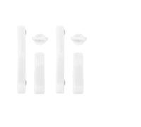 KIMISS Accessoires de Crochets de Sac Bogg - Porte-clés et Connecteur Polyvalents pour Plage et Sacs, Ensemble de 6 Pièces (WHITE)