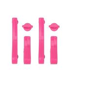 KIMISS Accessoires de Crochets de Sac Bogg - Porte-clés et Connecteur Polyvalents pour Plage et Sacs, Ensemble de 6 Pièces (Rose rouge)