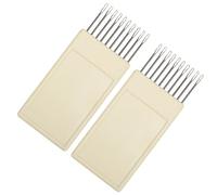 KIMISS Accessoires pour Machine à Tricoter, 2 Pièces, Outil d'aiguille de Transfert, 10 Griffes, sans Rayures, Peigne de Transfert Durable pour Machine à Tricoter