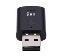 KIMISS Adaptateur Bluetooth 5.3, Adaptateur USB Bluetooth, Transmetteur de Son sans Fil avec Réglage FM et Alimentation USB pour Voitures et Systèmes Domestiques, Prend en Charge des