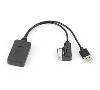 KIMISS Adaptateur Bluetooth, Duokon AMI MMI Adaptateur Bluetooth câble Aux avec Alimentation USB adapté pour 8T 4F A8 4E 7L