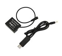 KIMISS Adaptateur de Batterie Factice NP-W126 pour Appareils Photo Fuji - Interface USB avec Décodage Complet pour X-T1, X-T2, X-T3, X-T10, X-T20, X-T30, X-Pro1, X-Pro2