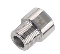 KIMISS Adaptateur de Bouteille de CO2 en Aluminium W21,8 vers G5/8, Conversion Métrique à Impériale, Régulateur de CO2 Compatible pour Les Systèmes de Boissons, Le Brassage Domestique