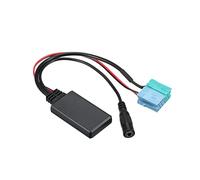 KIMISS Adaptateur de Module de Musique Stéréo BT pour Voiture, Audio AUXIN de qualité Supérieure pour Mise à Niveau Radio, Connecteur 6 Broches en Plastique Noir