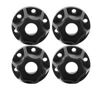 KIMISS Adaptateur de Moyeux Hexagonaux de Roue de Voiture RC, Noir, 4 Pièces, pour SCX10 D90 1/10 RC Chenille 1.9 Pouces 2.2 Pouces (20MM)