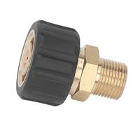 KIMISS Adaptateur de Nettoyeur Haute Pression, Connecteur de Tuyau de Pistolet 5000PSI, Pièces de Rechange Polyvalentes pour la Plupart des Nettoyeurs Haute Pression et Tuyaux (Mâle G3/8 vers