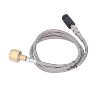 KIMISS Adaptateur de Soude CO2, Connecteur CGA320 et Machines avec Tuyau Haute Pression de 60 Pouces (Tuyau en acier inoxydable)