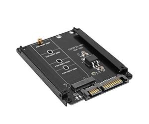 KIMISS Adaptateur M.2 vers SATA Boîtier Haute Performance 22Pin M.2 Ngff vers Sata Compatible Sata B clé Plug and Play