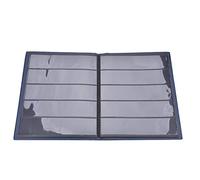 KIMISS Album de Collection de Timbres - 10 Pages pour Collectionner des Timbres, Support de Idéal pour 400 à 500 Réguliers, Beau Design Bleu (Blue)