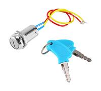 KIMISS allumage Commutateur d'allumage avec la clé universelle, commutateur d'allumage pour cylindre de scooter de mobilité switchcaterpillar de serrure à clé scooterelectric handicap e158071 interr