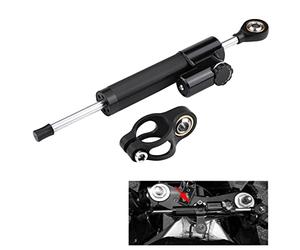 KIMISS Amortisseur De Direction Trottinette Stabilisateur Universel D'amortisseur De Direction Moto avec Support