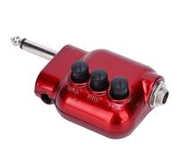 KIMISS Amplificateur de Puissance à Micro Piézo pour Guitare Acoustique et ukulélé - Contrôle du Volume des Basses élevées et Réglage de l'égalisation