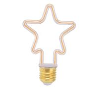 KIMISS Ampoule LED à Filament E27 en Forme d'étoile - Lumière Rétro pour la Maison et la Décoration - Éclairage de Noël Blanc
