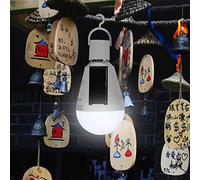 KIMISS Ampoule LED de Camping Solaire-lampe Solaire d'urgence pour la Randonnée, le Camping, les Pannes de Courant-lumière Rechargeable étanche 7W (7W)