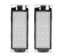 KIMISS Ampoule LED De Plaque D'Immatriculation Pour Twingo, Laguna - Lumière Solaire écoénergétique, Résistante à L'Eau, Installation Facile - 2 Pièces, Blanc Froid