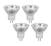 KIMISS Ampoule LED MR11 3W, 300lm, 12V Double Broche pour Spots et éclairage Paysager - Économe en énergie et Longue Durée (Blanc chaud)